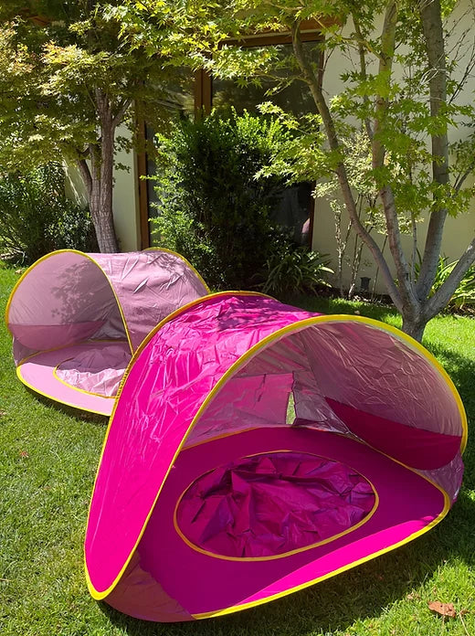 Carpa de playa para niños con piscina